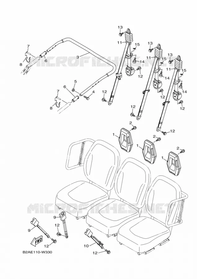 ZADEL 2 Yamaha SIDE BY SIDE 700 2023 VIKING  YXM700E / YX70MPP