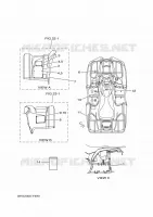STICKER / LABEL 1 voor Yamaha KODIAK 450 2023