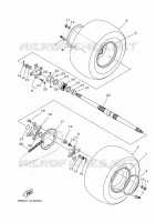 ACHTERWIEL voor Yamaha YFZ 450 R 2023