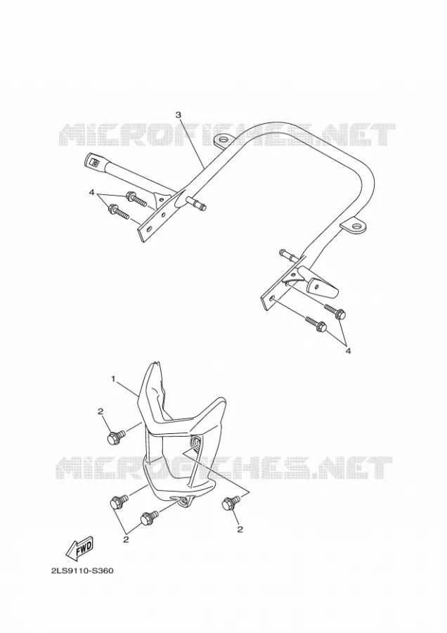 SPATBORD Yamaha QUAD 700 2023 RAPTOR  YFM700R