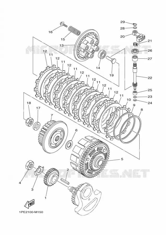 KOPPELINGS Yamaha QUAD 700 2023 RAPTOR  YFM700R