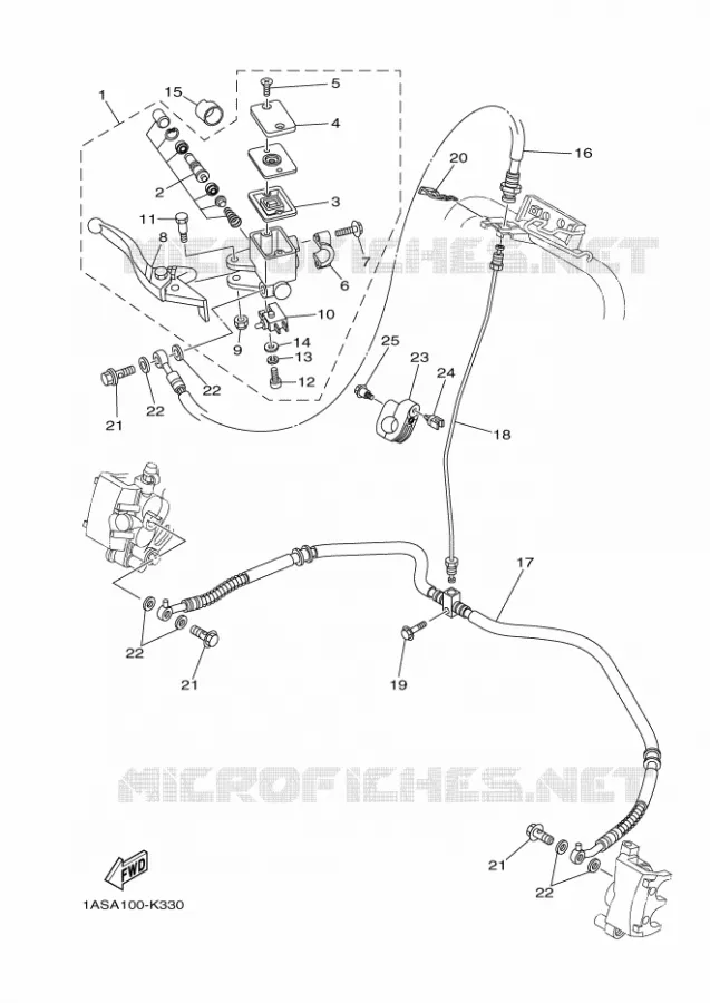 REMPOMP VOOR Yamaha QUAD 700 2023 RAPTOR  YFM700R