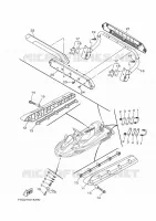 HULL & DECK 2 voor Yamaha FX CRUISER HO 2022