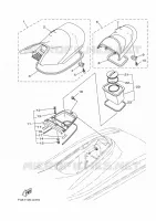 ZADEL / VERGRENDELING voor Yamaha FX CRUISER HO 2022
