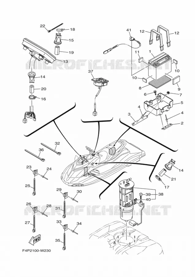 ELECTRISCH 3 Yamaha Waverunner 1800 2022 GP  GP1800A-X