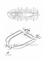 GUNWALE & MAT voor Yamaha EX SPORT 2023