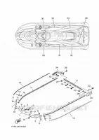 GUNWALE & MAT voor Yamaha GP 1800R SVHO 2023