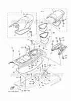 ZADEL / VERGRENDELING voor Yamaha GP 1800R SVHO 2023