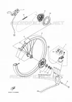 ACHTERWIEL voor Yamaha MORO-07 Large 2022