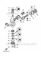 KRUKAS / ZUIGER voor Yamaha 40Q 2 Stroke 1998
