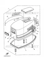 BOVENKAP voor Yamaha 40Q 2 Stroke 1998