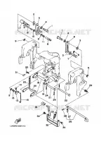 HOUDER 2 voor Yamaha 40Q 2 Stroke 1998