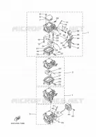 CARBURATEUR 1 voor Yamaha F100BETX 2020
