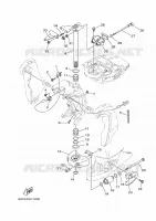 HOUDER 2 voor Yamaha F100BETX 2020