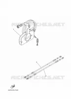 AFSTANDSBEDIENING voor Yamaha FT50CETL 2020