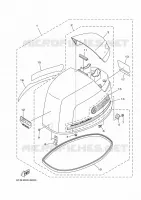 KUIP BOVENSTE voor Yamaha FT50CETL 2020