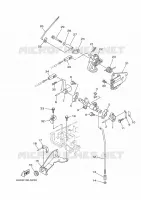 GASBEDIENING 2 voor Yamaha F20BEL 2020