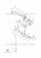 GASBEDIENING 1 voor Yamaha F20BEHL 2020
