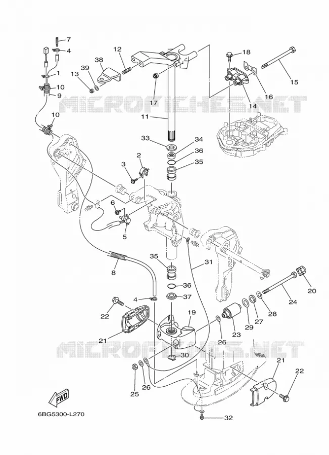 HOUDER 3 Yamaha OUTBOARD ENGINES 40hp (29.4kW) 2020 F40  F40FED