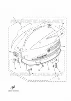 KUIP BOVENSTE voor Yamaha F40FEHDL 2020