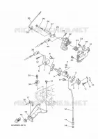GASBEDIENING 2 voor Yamaha F9.9HE1S 2020