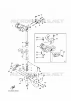 HOUDER 2 voor Yamaha F9.9HE1S 2020