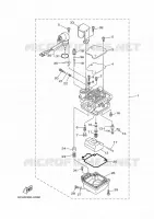 CARBURATEUR  voor Yamaha F9.9HWH1L 2020