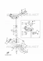 HOUDER 2 voor Yamaha F9.9HWH1L 2020