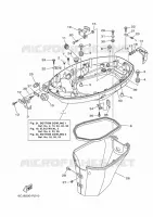 LAGERE DEKSEL 1 voor Yamaha F40GET1L 2020