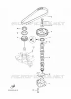 OLIEPOMP voor Yamaha F40GET1L 2020