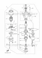 STARTMOTOR voor Yamaha F40GET1L 2020
