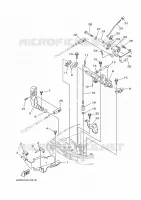 GASBEDIENING 2 voor Yamaha F9.9JES 2020