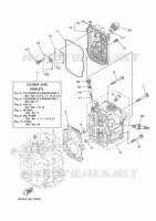 CILINDER / CARTERDELEN 2 voor Yamaha FT9.9LMHL 2020