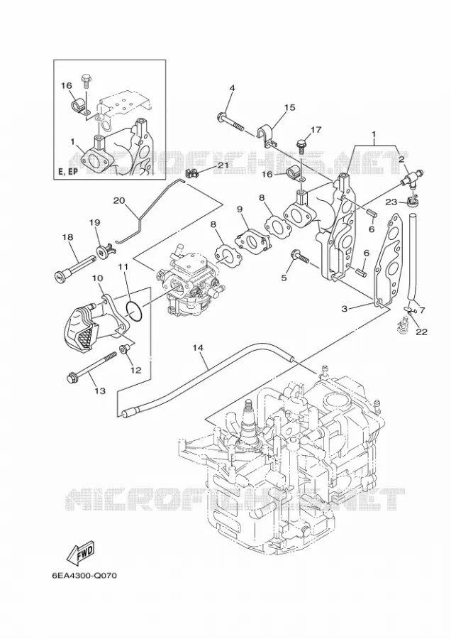 INLAAT Yamaha OUTBOARD ENGINES 9.9hp (7.3kW) 2020 FT9.9  FT9.9LE