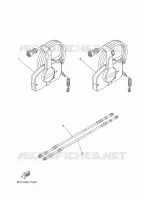 AFSTANDSBEDIENING voor Yamaha FT9.9LEPL 2020
