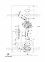 CARBURATEUR  voor Yamaha FT9.9LEPL 2020