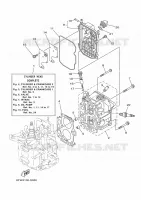 CILINDER / CARTERDELEN 2 voor Yamaha FT9.9LEPL 2020