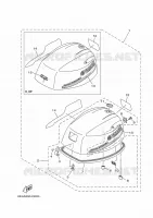 KUIP BOVENSTE voor Yamaha FT9.9LEPL 2020