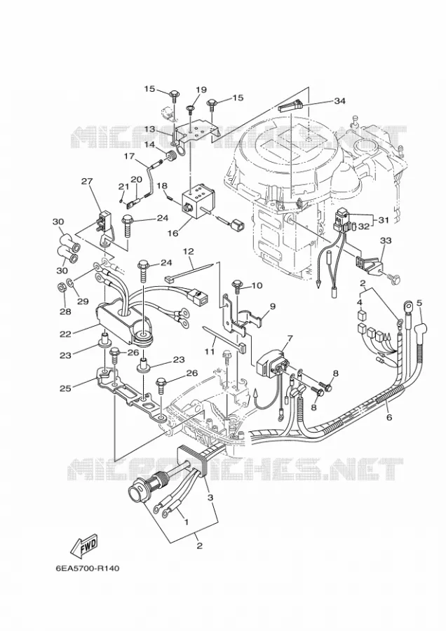 ELECTRISCH 3 Yamaha OUTBOARD ENGINES 9.9hp (7.3kW) 2020 FT9.9  FT9.9LEP