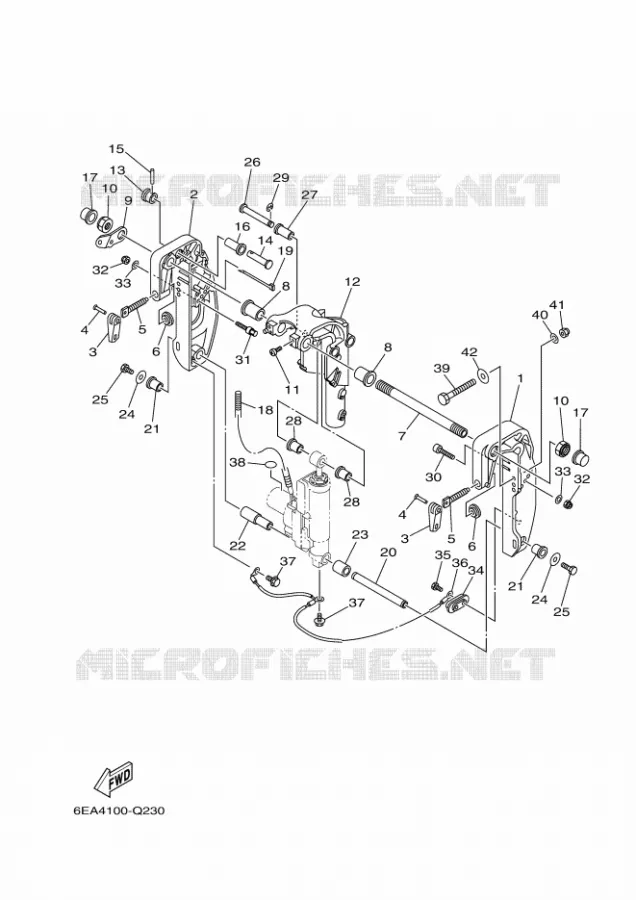 HOUDER 2 Yamaha OUTBOARD ENGINES 9.9hp (7.3kW) 2020 FT9.9  FT9.9LEP
