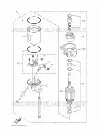 STARTMOTOR voor Yamaha F25GEL 2020