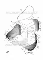 LAGERE DEKSEL 2 voor Yamaha XF425NSA 2020