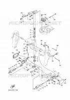 HOUDER 2 voor Yamaha F50DETL 2021
