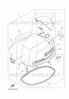 KUIP BOVENSTE voor Yamaha F50DETL 2021