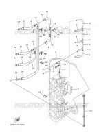 CARBURATEUR 2 voor Yamaha F100BETL 2021
