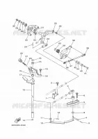 GASBEDIENING voor Yamaha F100BETL 2021