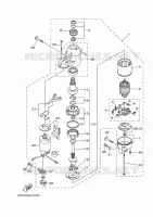 STARTMOTOR voor Yamaha F100BETL 2021