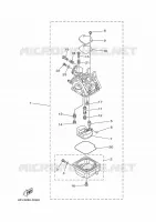 CARBURATEUR  voor Yamaha E25BMHL 2021