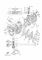 CILINDER / CARTERDELEN voor Yamaha E25BMHL 2021