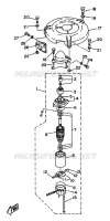 STARTMOTOR voor Yamaha 40Q 2 Stroke 1996